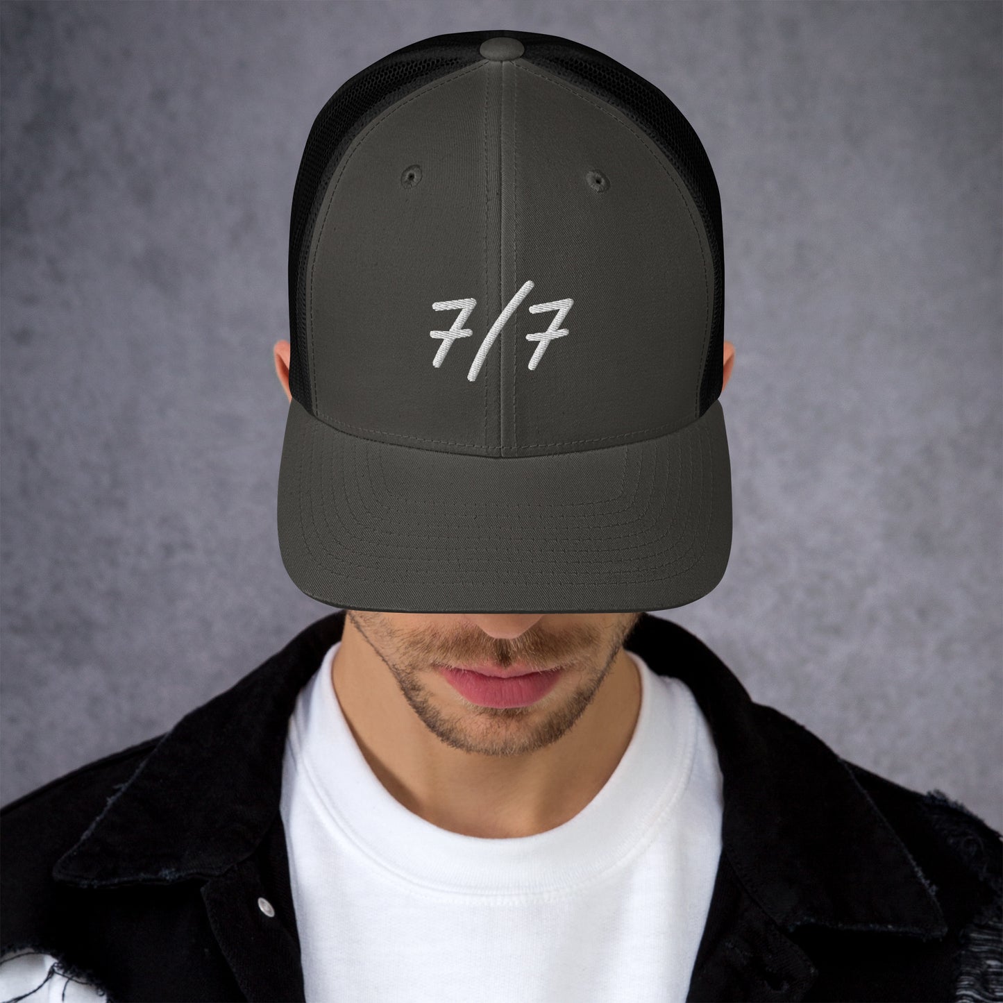 7 days a week trucker hat
